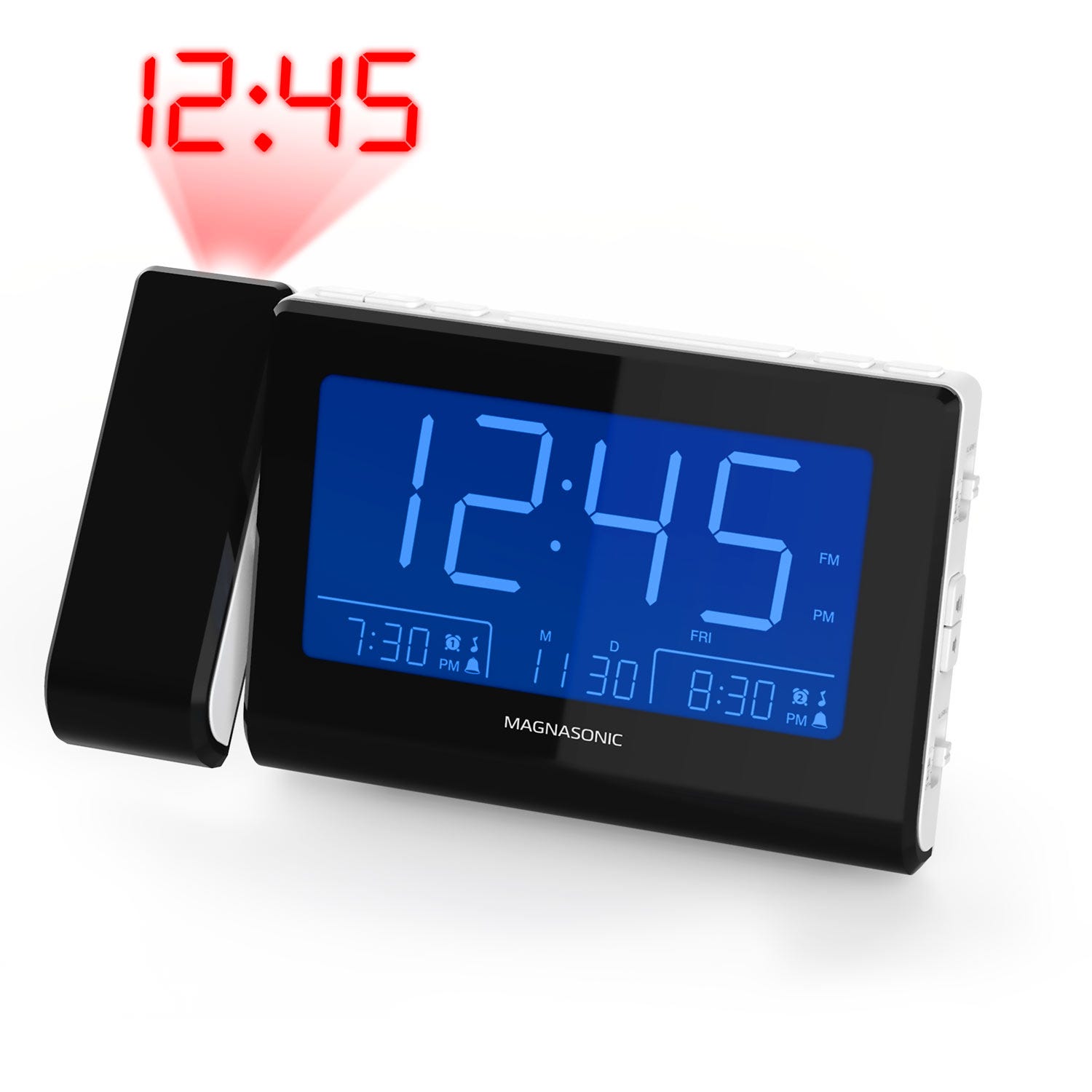 Alarm Clock Radio with Time Projection