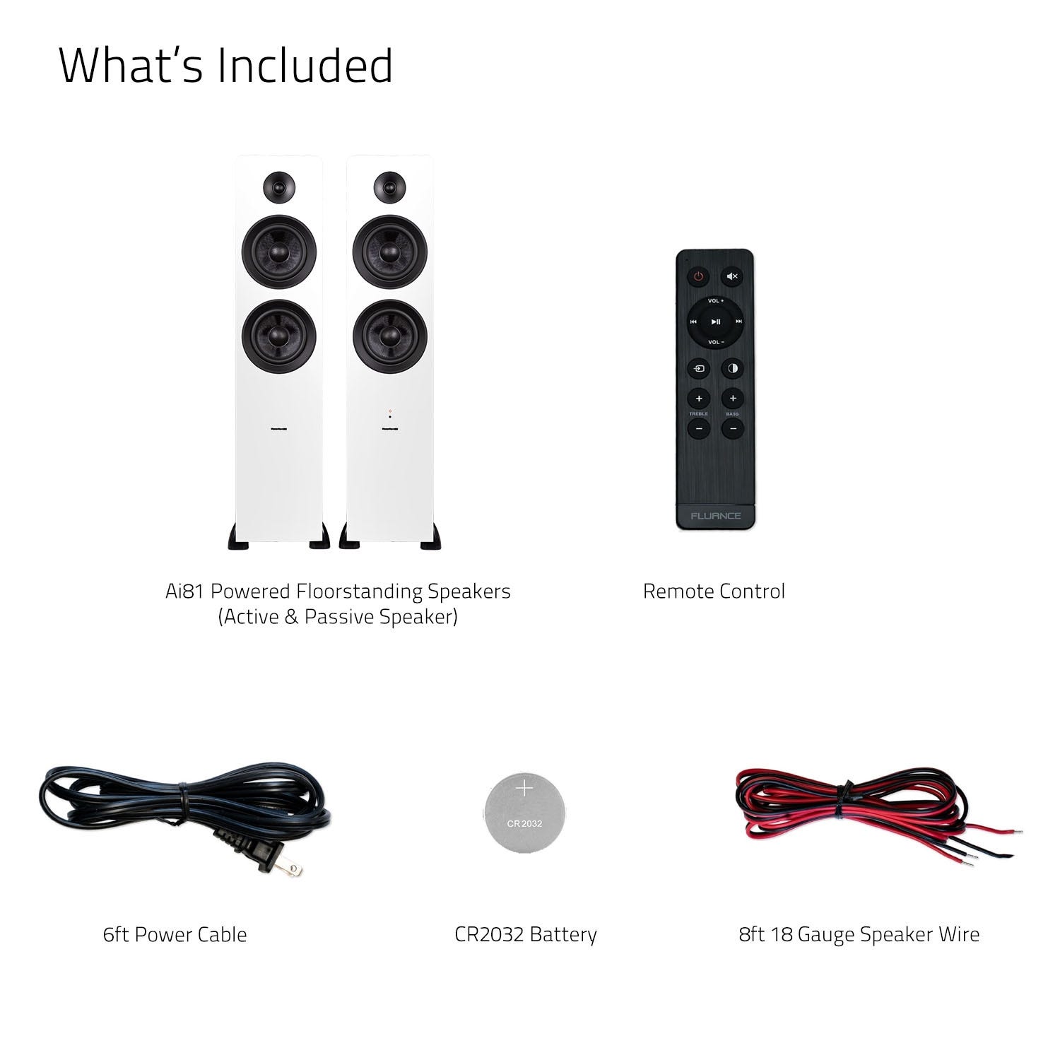 Ai81 Elite Powered Floorstanding Tower Speakers