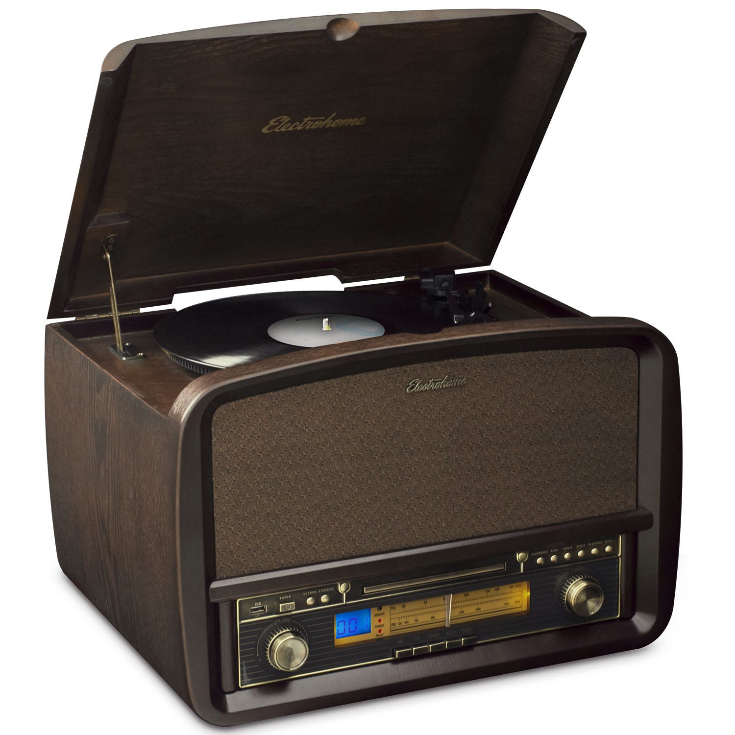 Signature™ Vinyl Record Player Classic Turntable Stereo System