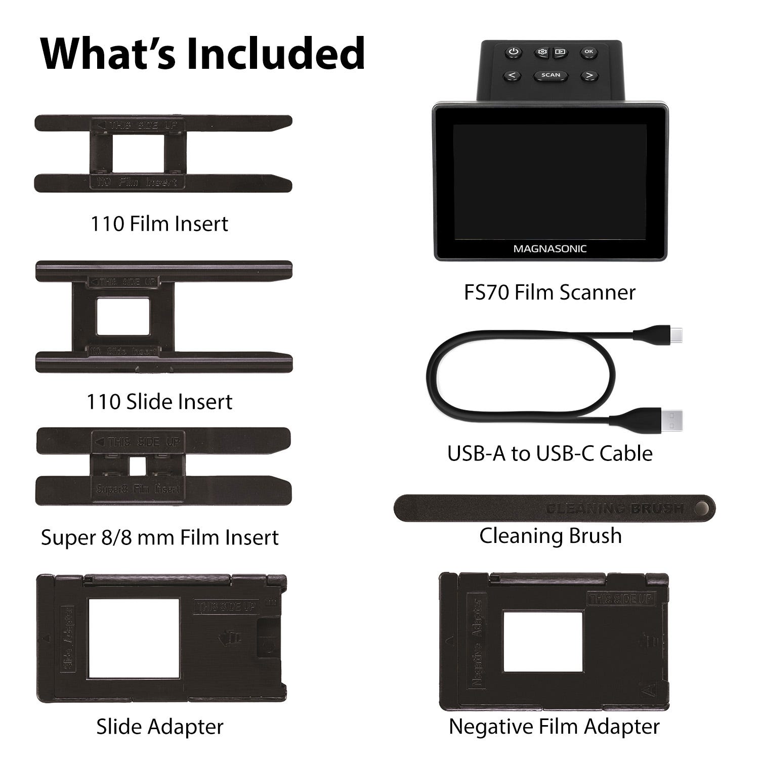 25MP Film Scanner w/HDMI & 5” Screen