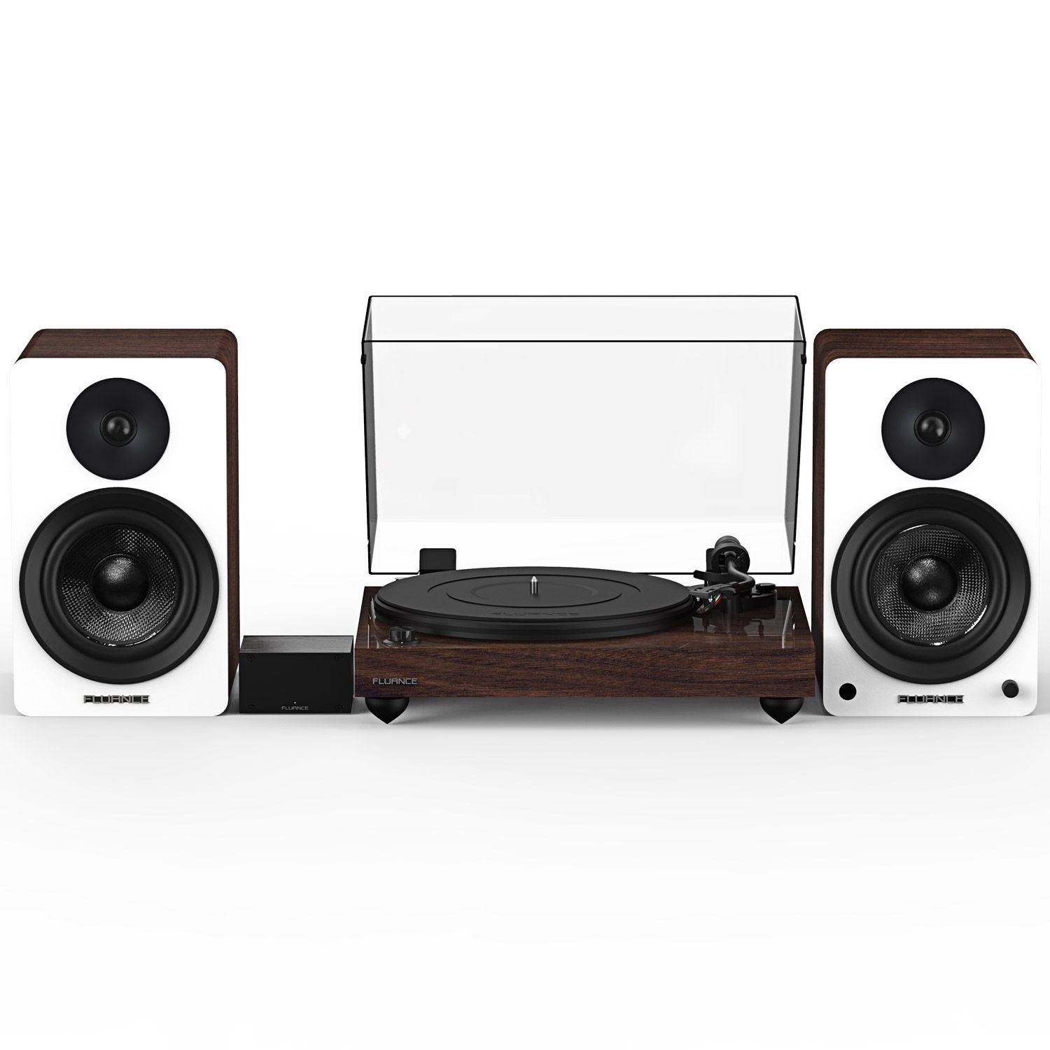 Reference RT82 High Fidelity Vinyl Turntable with PA10 Phono Preamp and Ai61 Powered 6.5” Bookshelf Speakers image
