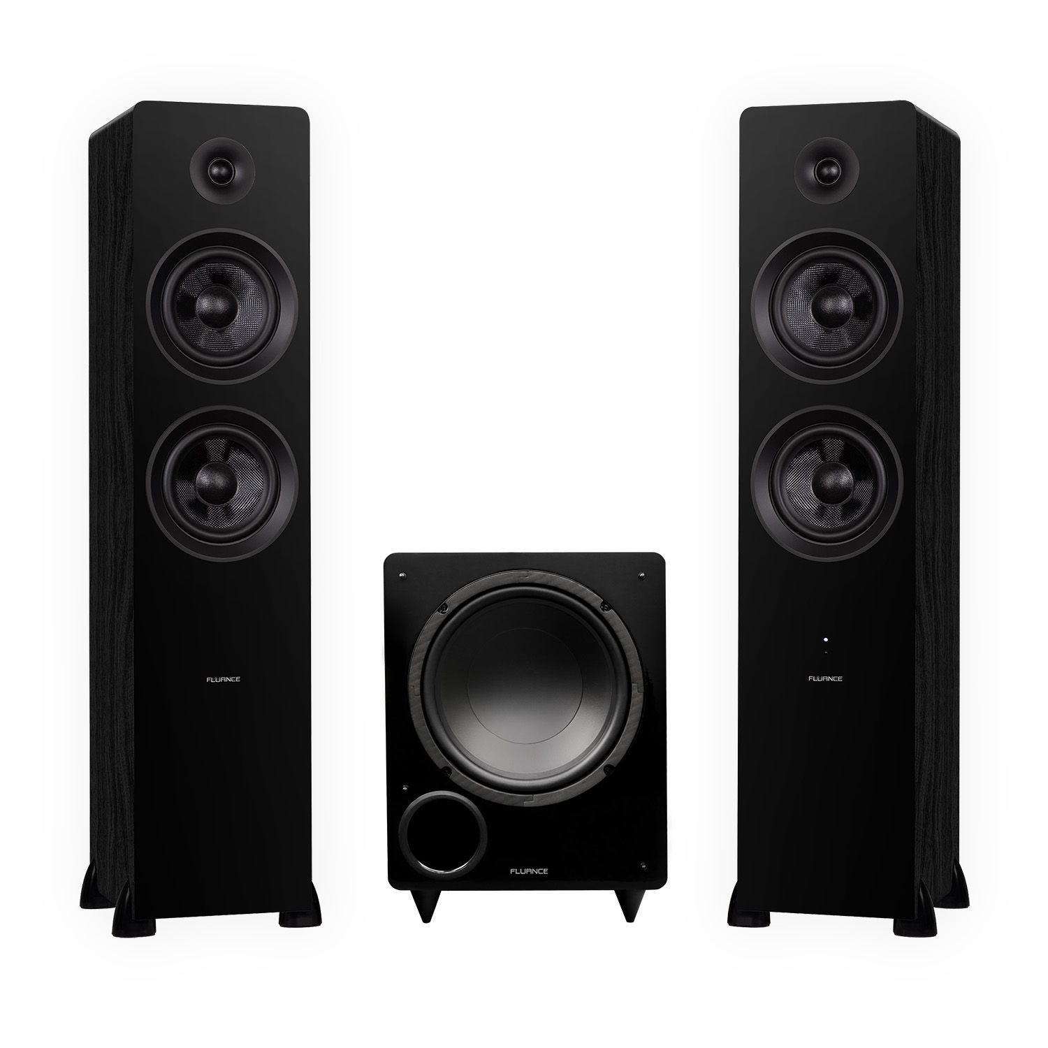 Ai81 Elite Powered 2-Way Floorstanding Tower Speakers and DB10 10
