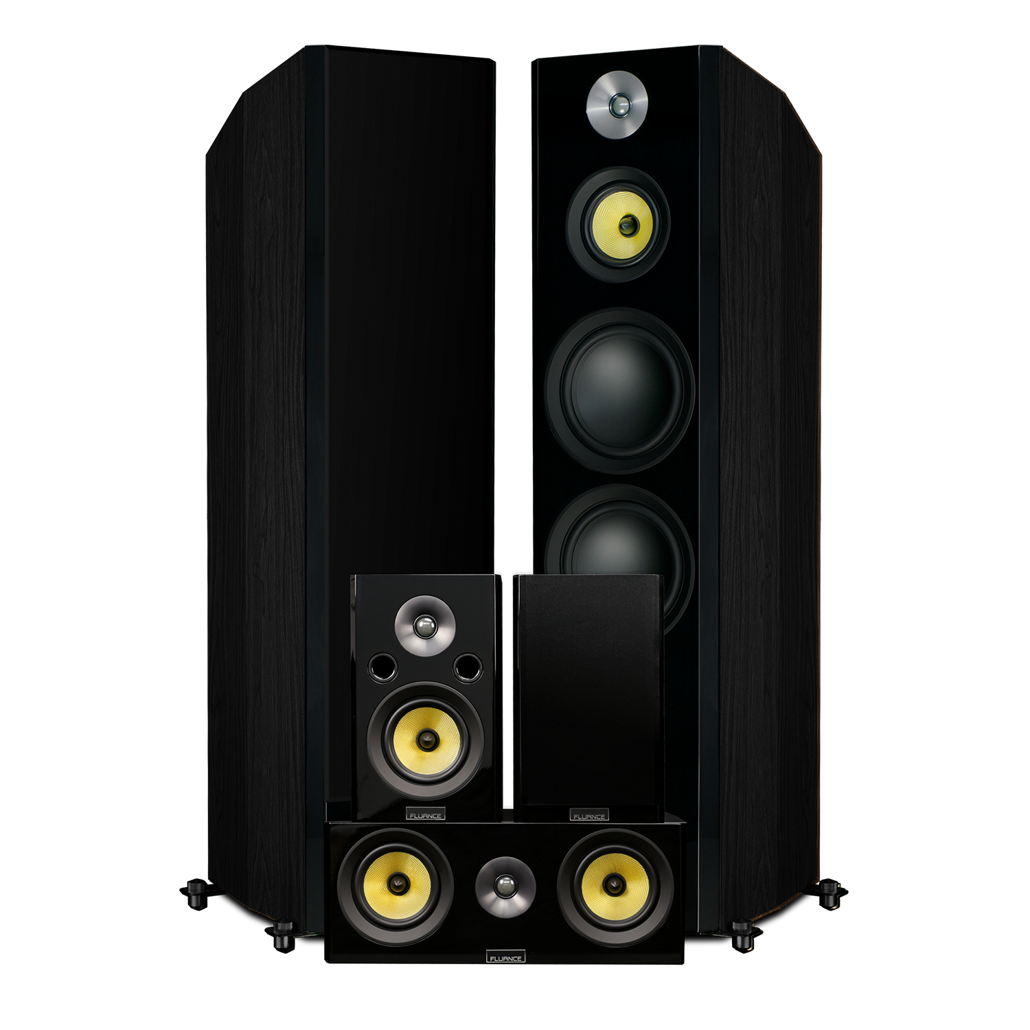 Signature HiFi Surround Sound Home Theater 5.0 Channel Speaker System image