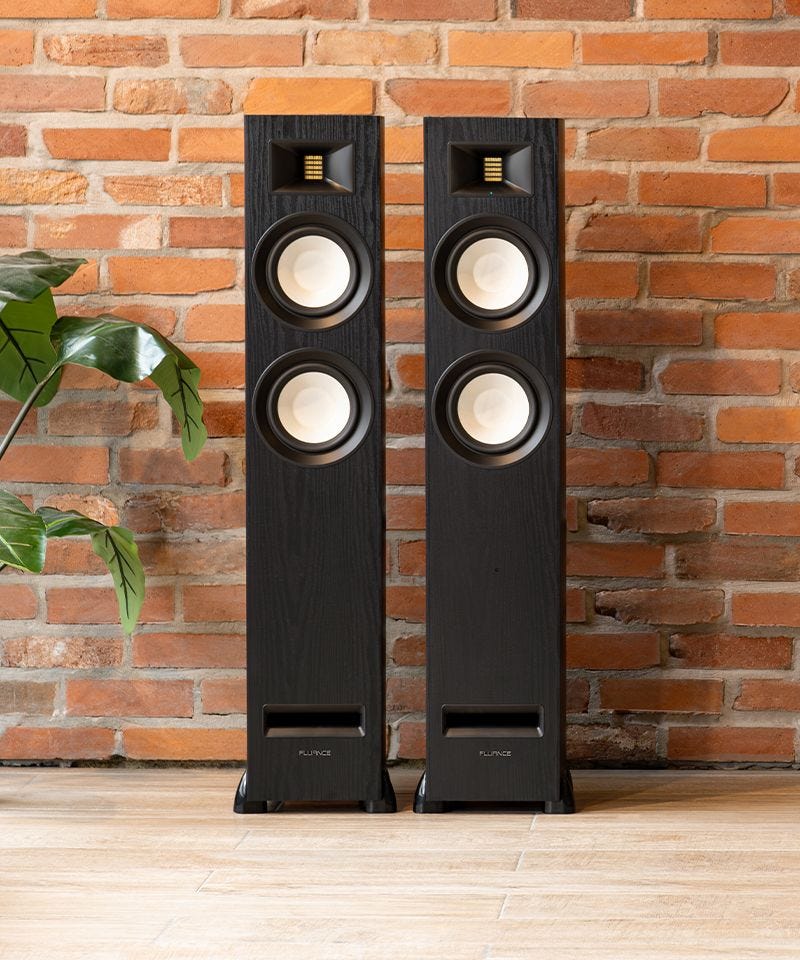 Ri91 Reference Stereo Powered Tower Speakers