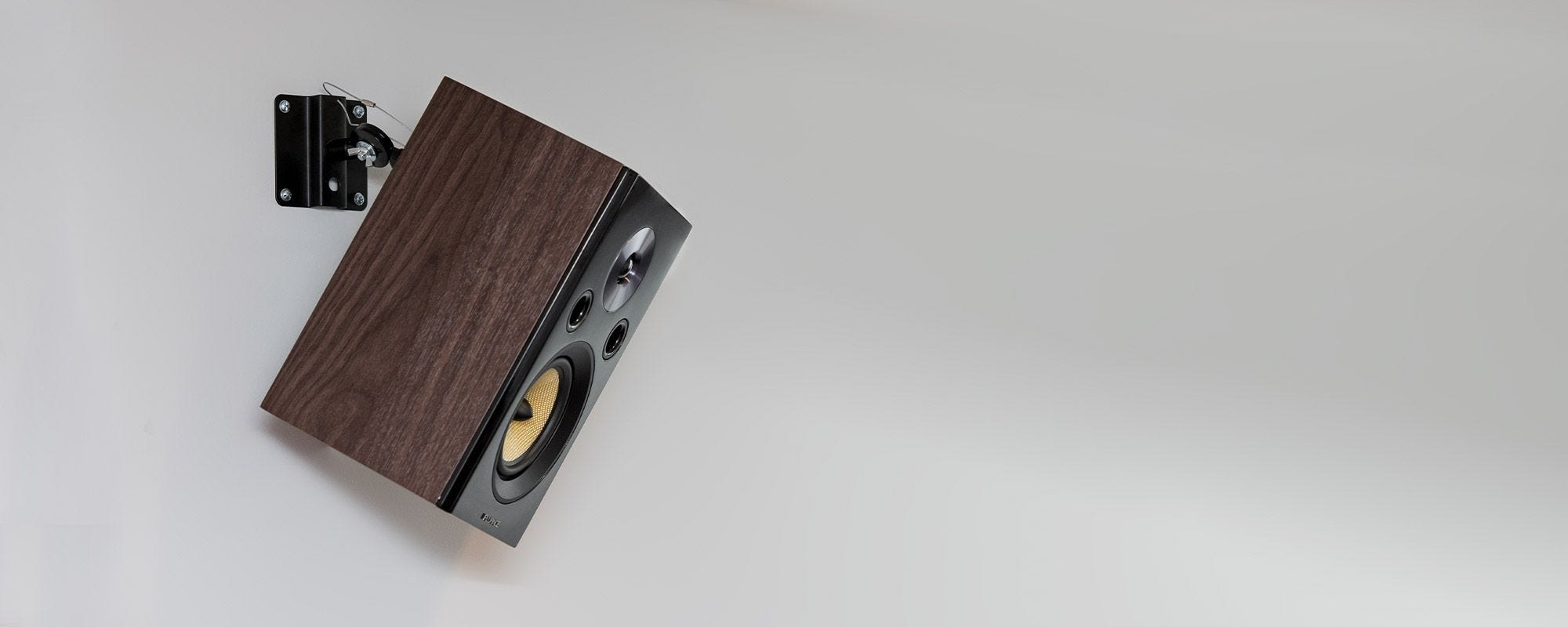 Metal Bookshelf & Satellite Speaker Adjustable Mounts (Pair)