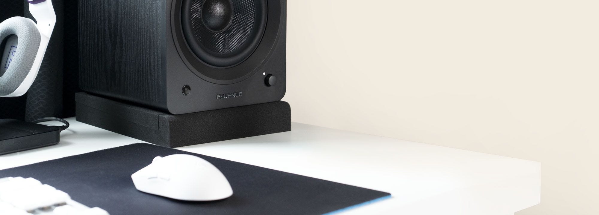 High Density Foam Speaker Isolation Pads for Ai41 Powered Bookshelf Speakers