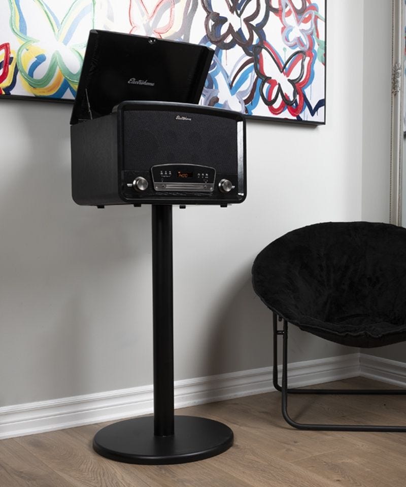Metal Music System Stand for Kingston 7-in-1 Vinyl Record Player