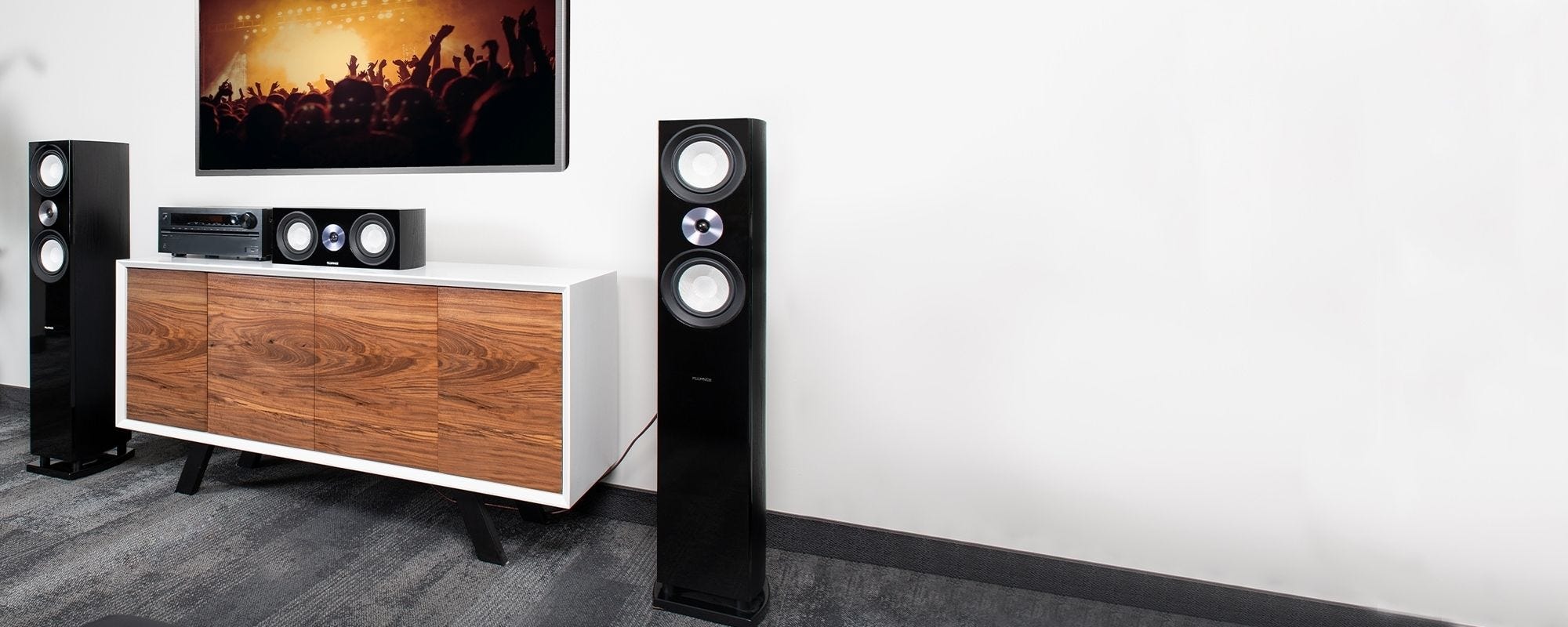 Reference Surround Sound Home Theater 5.0 Channel Speaker System