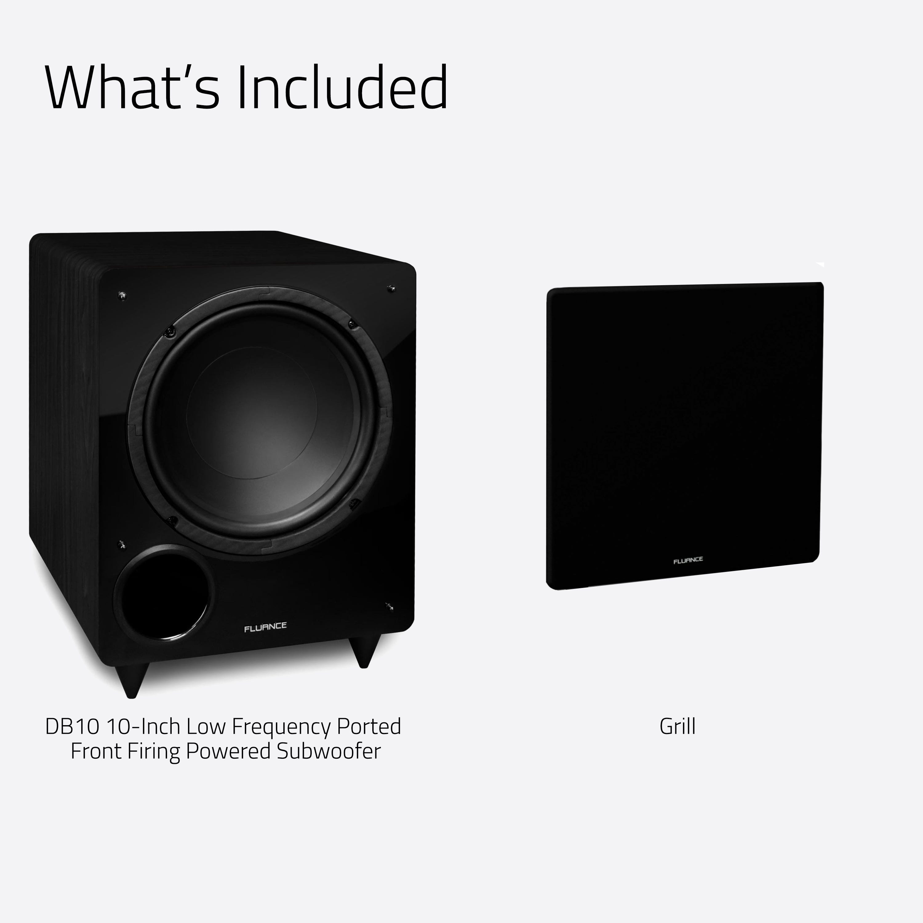 DB10 10-inch Low Frequency Ported Front Firing Powered Subwoofer