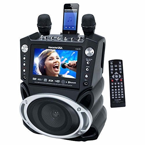 Karaoke USA GF830 DVD/CDG Karaoke Player with Bluetooth & SD Slot