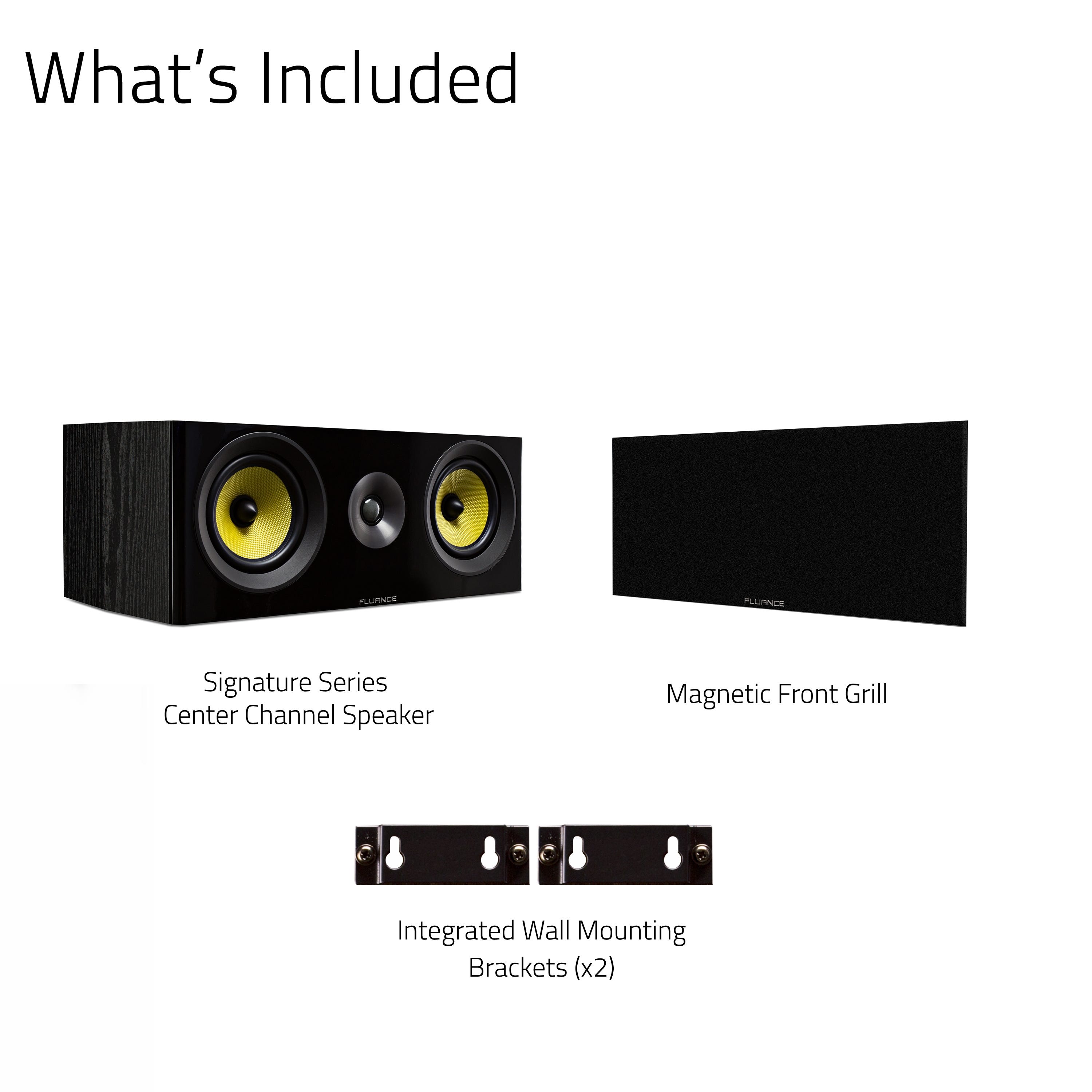 Signature Series HiFi Two-way Center Channel Speaker