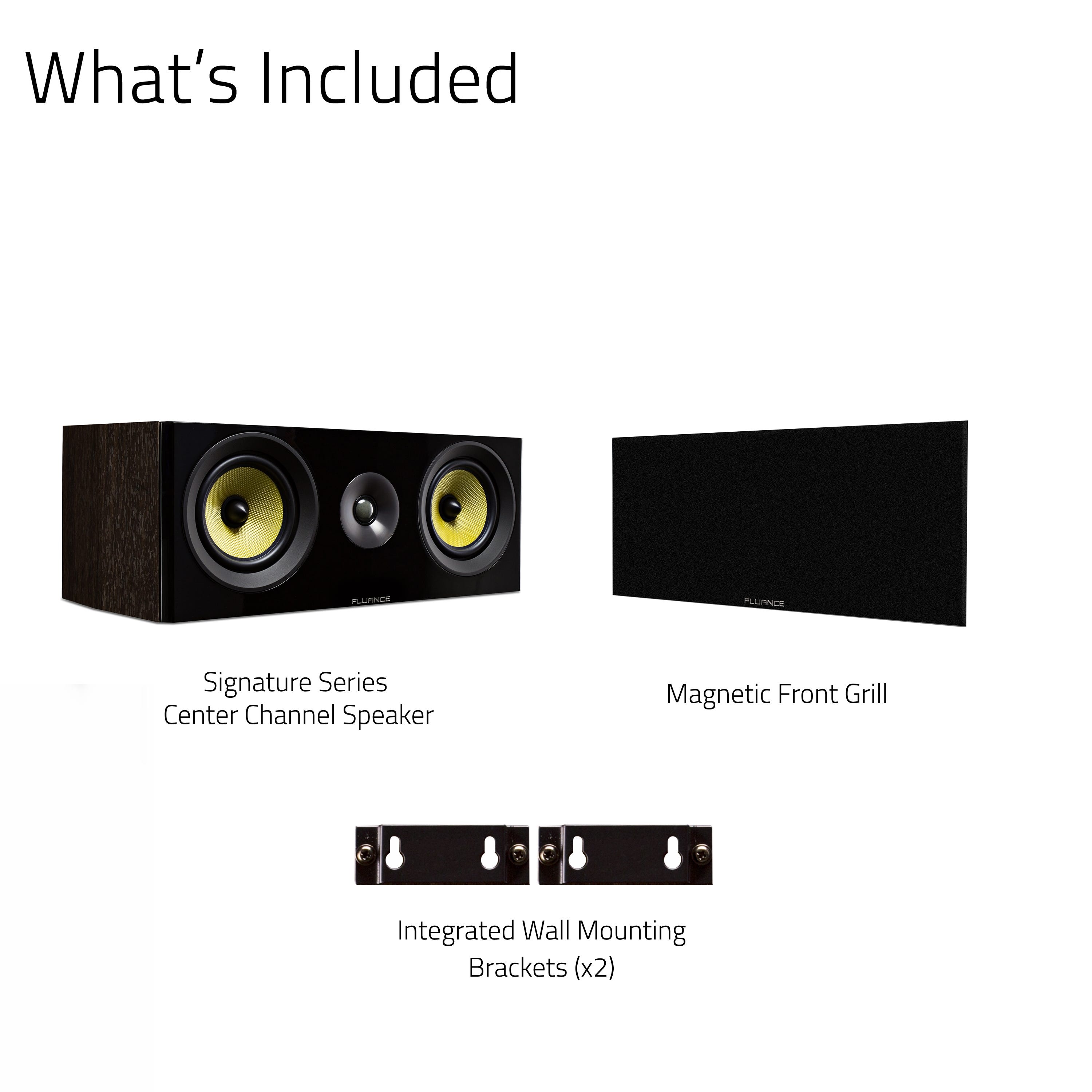 Signature Series HiFi Two-way Center Channel Speaker