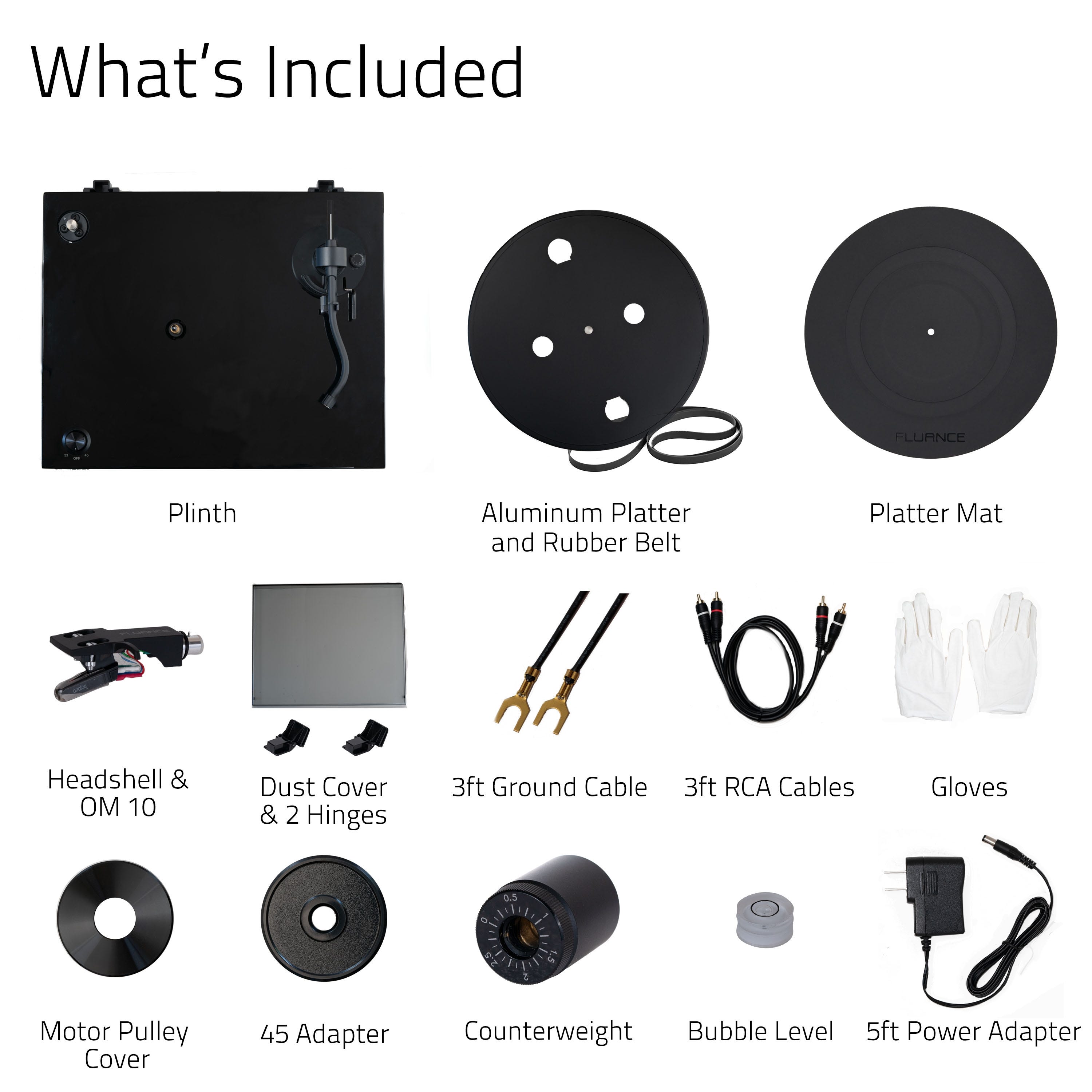 RT82 Reference High Fidelity Vinyl Turntable