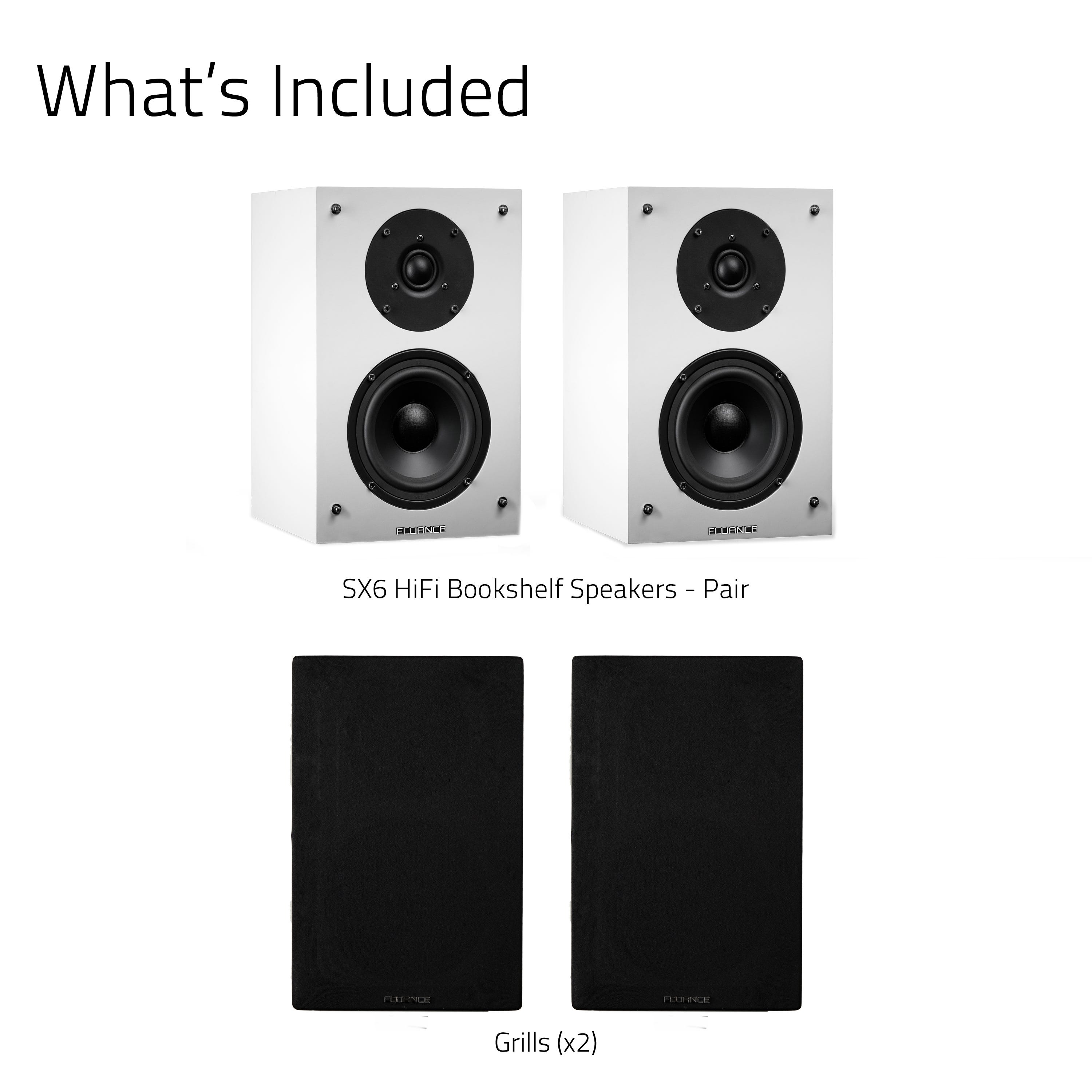 Elite High Definition 2-Way Bookshelf Surround Sound Speakers