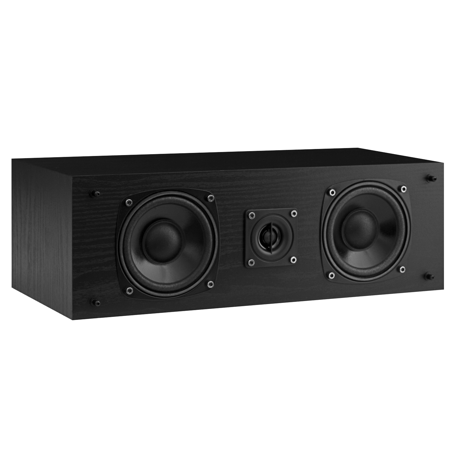 SXC High Definition Two-way Center Channel Speaker - Black Ash