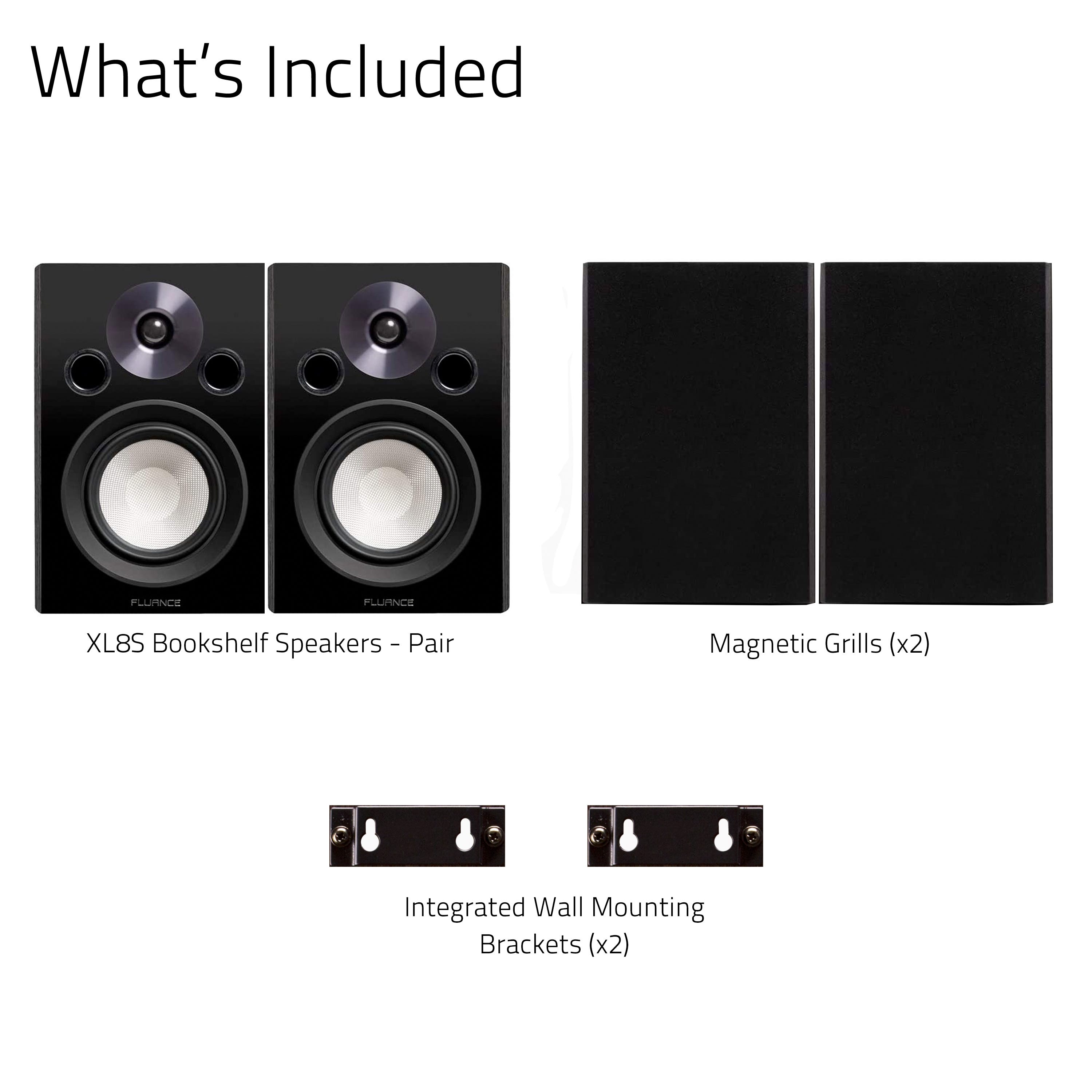 Reference High Performance 2-Way Bookshelf and Surround Speakers