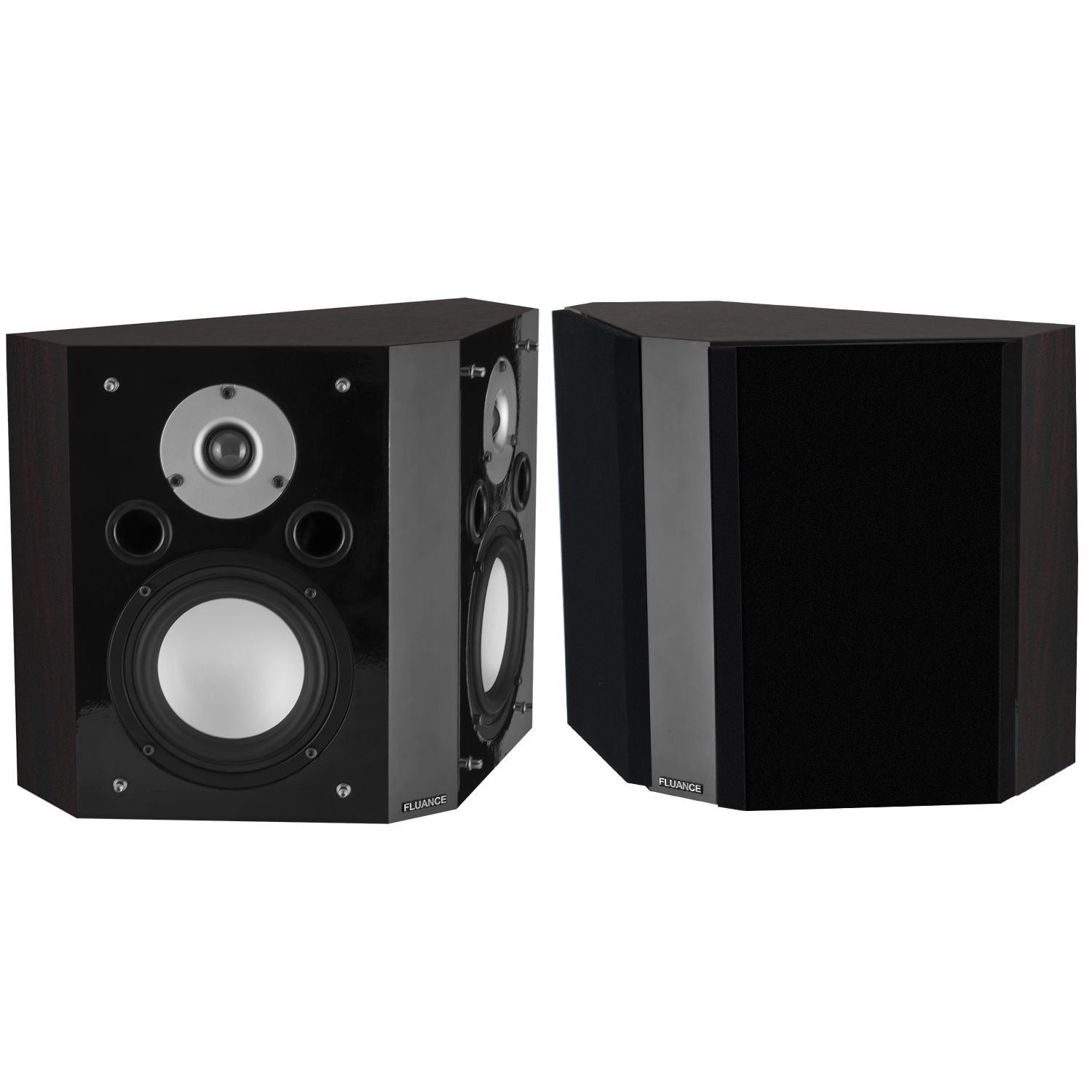 XLBP Wide Dispersion Bipolar Surround Sound Speakers - Dark Walnut (pair)