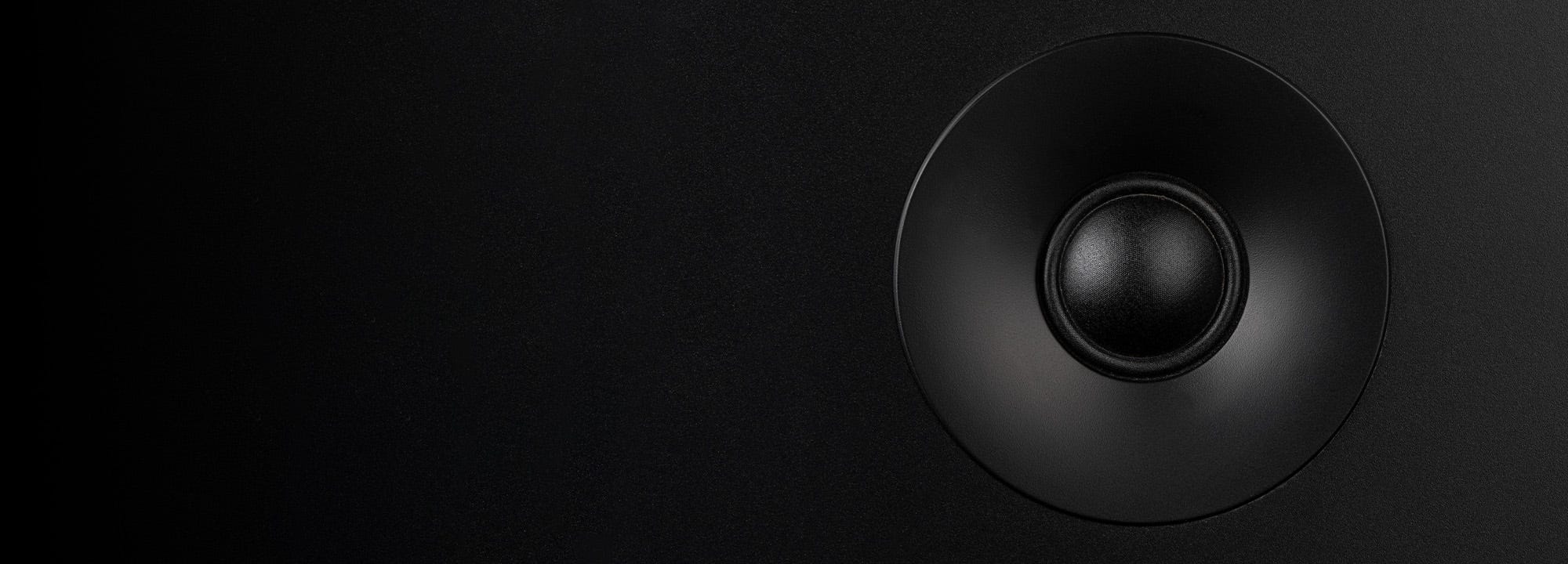 Tweeter on a Fluance Ai81 Elite Powered Floorstanding Tower Speakers