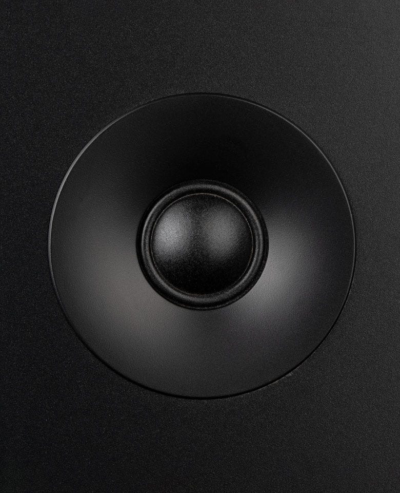 Tweeter on a Fluance Ai81 Elite Powered Floorstanding Tower Speakers