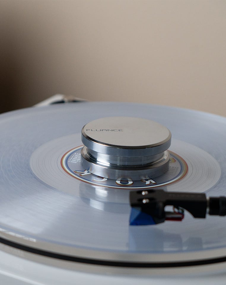 Fluance HiFi Vinyl Record Weight 760 Gram LP Disc Stabilizer Turntable Accessory