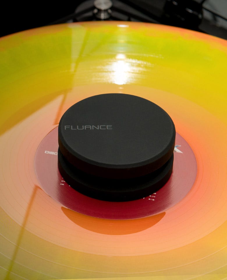 Fluance HiFi Vinyl Record Weight 760 Gram LP Disc Stabilizer Turntable Accessory