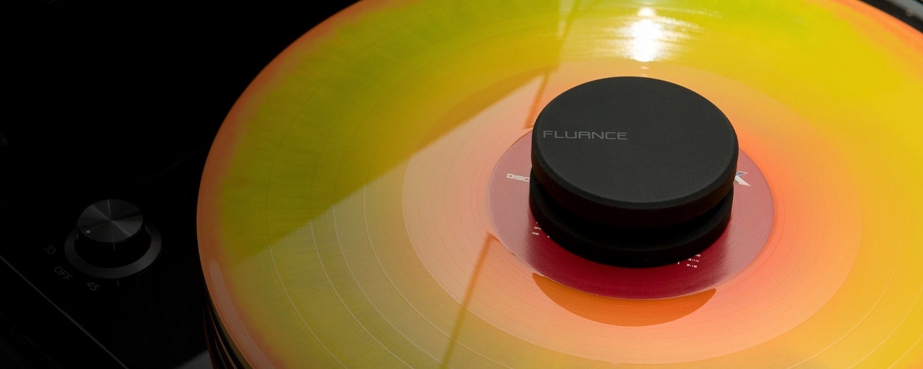 Fluance HiFi Vinyl Record Weight 760 Gram LP Disc Stabilizer Turntable Accessory