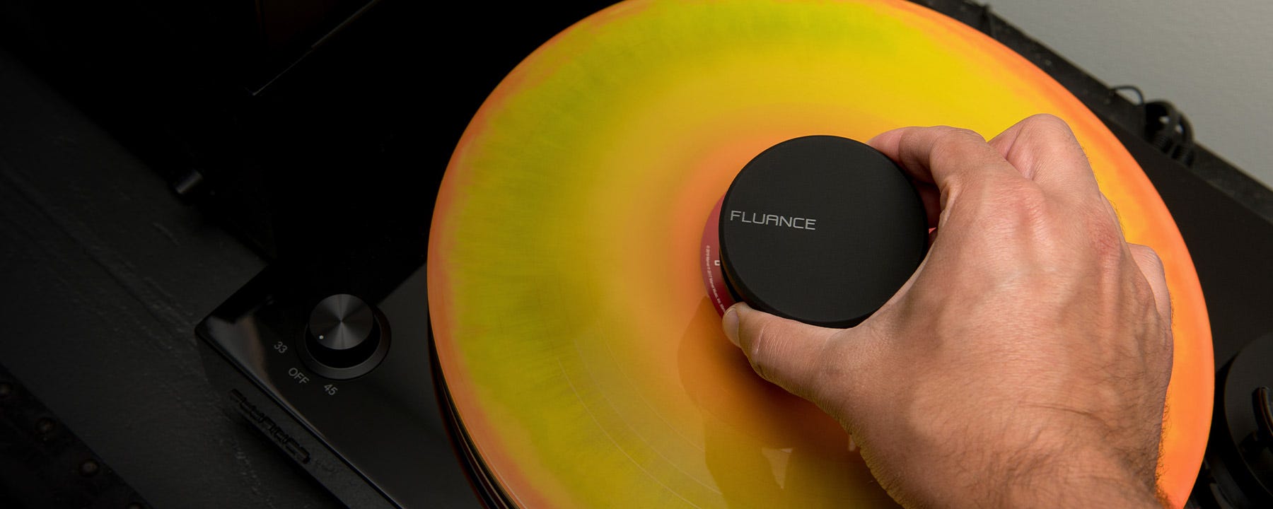Fluance HiFi Vinyl Record Weight 760 Gram LP Disc Stabilizer Turntable Accessory