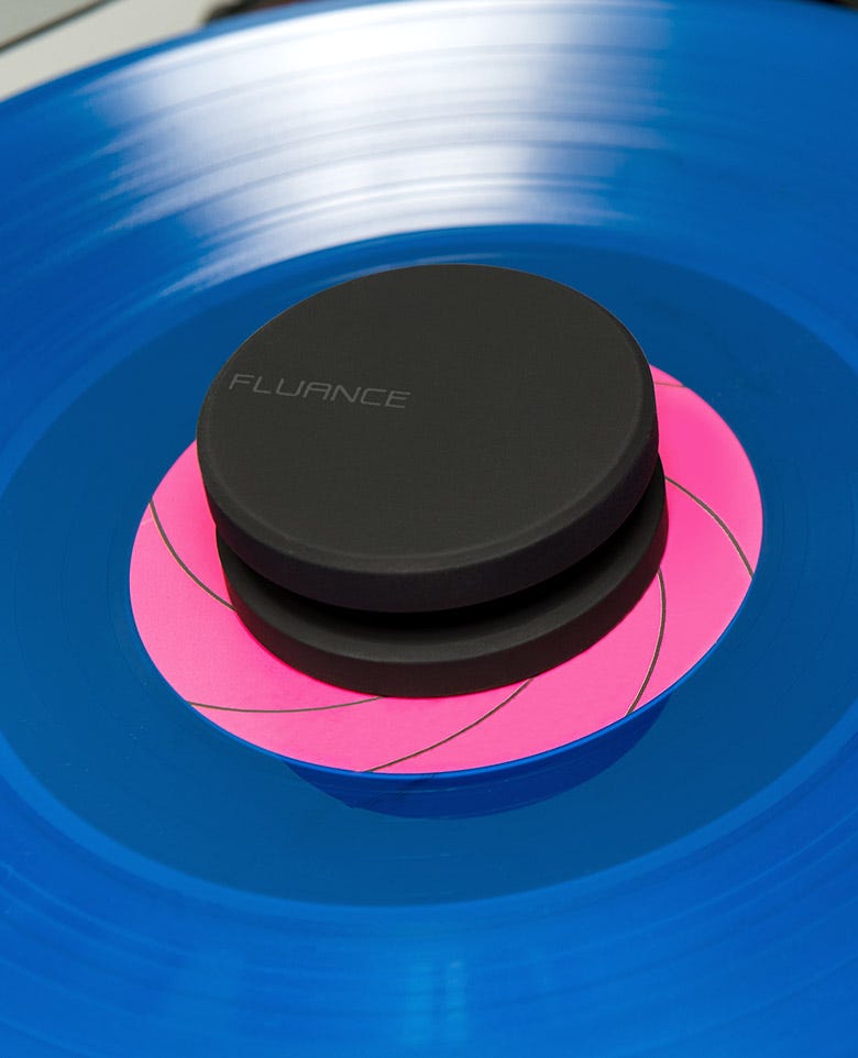 Fluance HiFi Vinyl Record Weight 760 Gram LP Disc Stabilizer Turntable Accessory