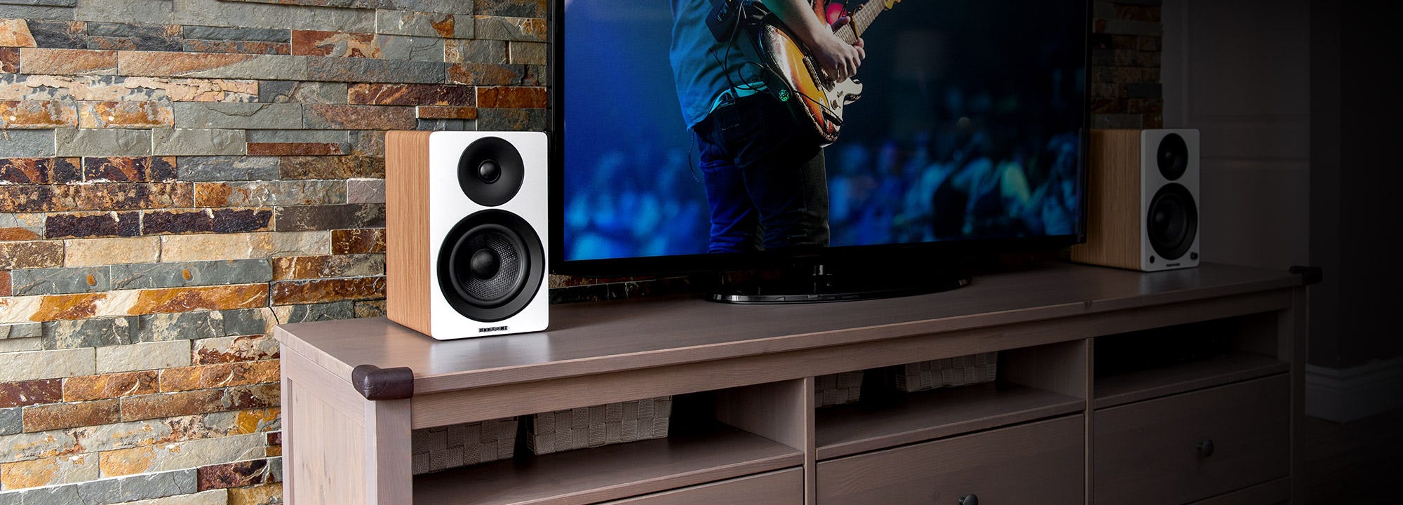 Ai41 Powered Bookshelf Speakers