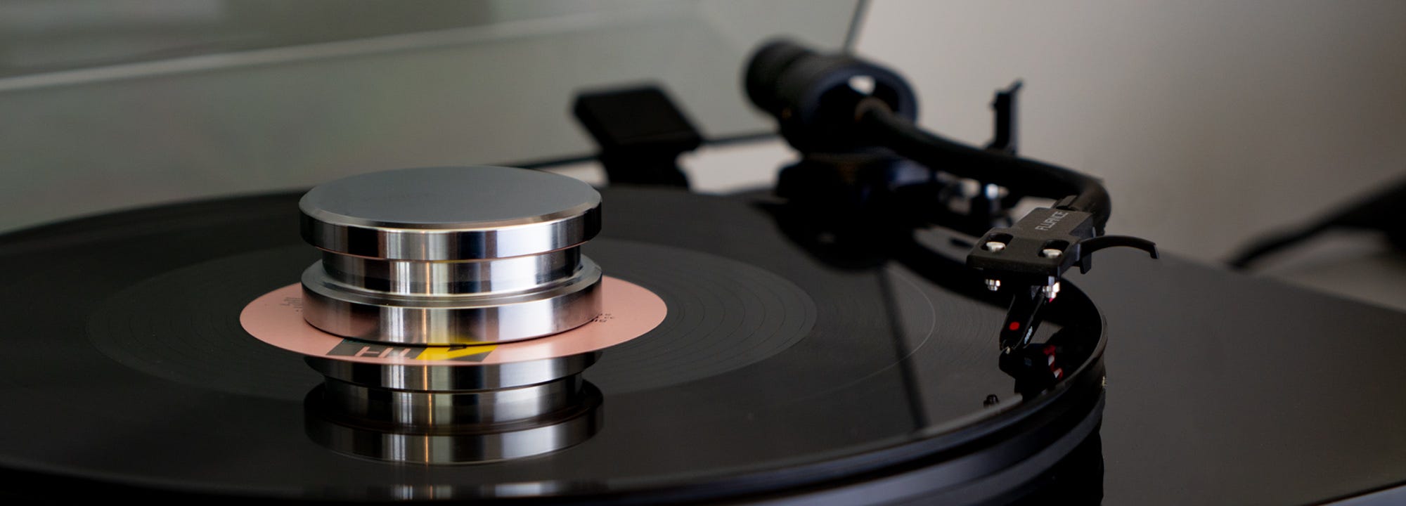 Fluance HiFi Vinyl Record Weight 760 Gram LP Disc Stabilizer Turntable Accessory