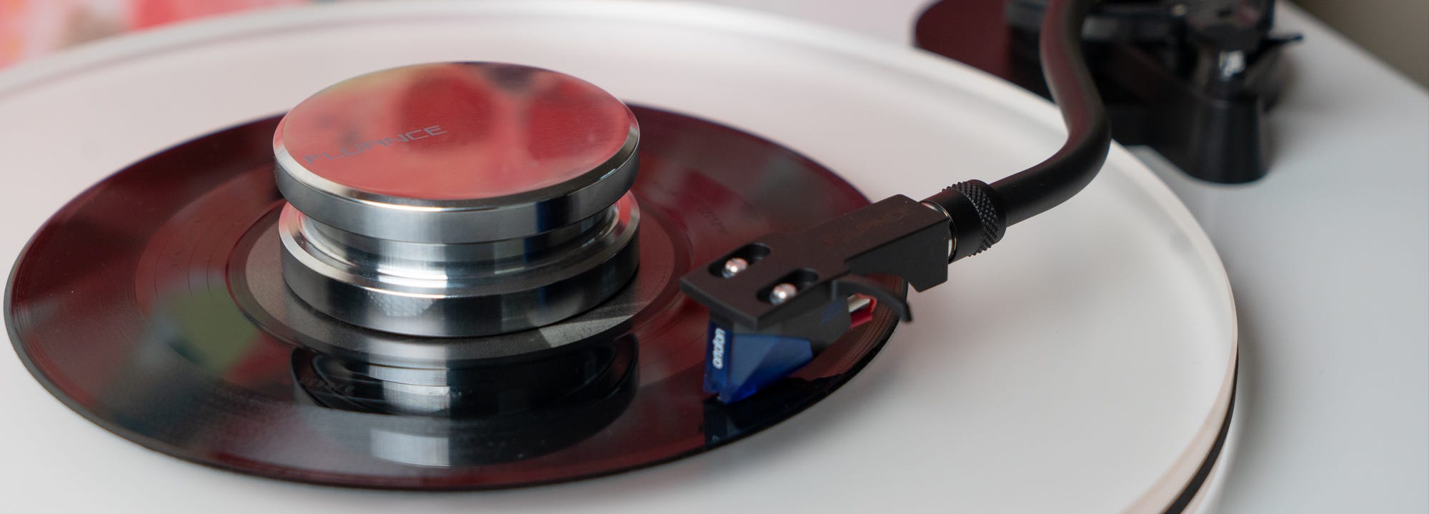 Fluance HiFi Vinyl Record Weight 760 Gram LP Disc Stabilizer Turntable Accessory