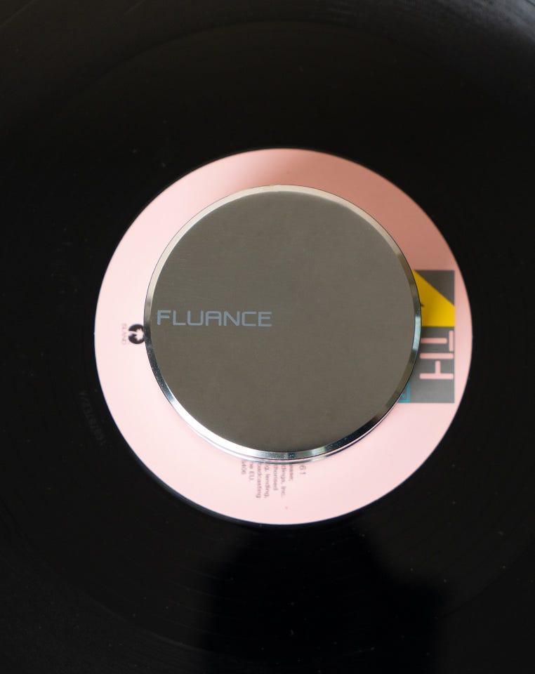 Fluance HiFi Vinyl Record Weight 760 Gram LP Disc Stabilizer Turntable Accessory