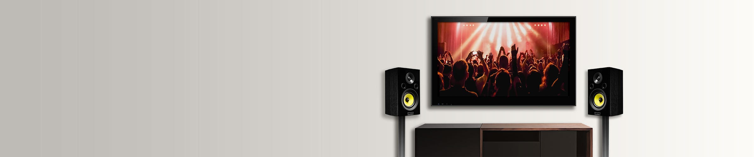 Signature Series Hifi Two Way Bookshelf Surround Sound Speakers